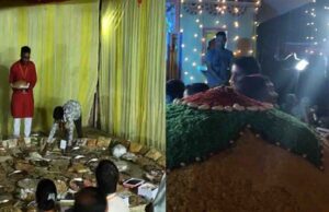 पचमठा मंदिर में महा थाली का भोग विभिन्न राज्यों के पारंपरिक व्यंजन शामिल कर विविधता में एकता का संदेश दिया गया