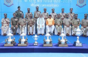 देश की आंतरित सुरक्षा में सीआरपीएफ का अदम्य साहस और समर्पण सराहनीय: केन्द्रीय मंत्री शाह