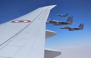 प्रधानमंत्री नरेंद्र मोदी का सऊदी अरब के एयरस्पेस में हुआ Grand Welcome, F-15 लड़ाकू विमानों ने जेद्दा तक किया एस्कॉर्ट
