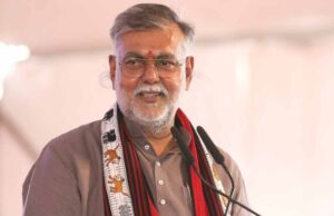 मंत्री पटेल ने नर्मदा की सहायक कावेरी नदी के उद्गम स्थल में की पूजा-अर्चना