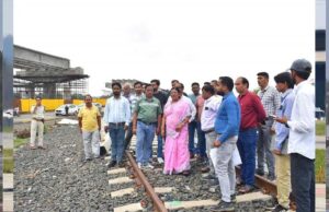 धार रेलवे स्टेशन का नाम राजा भोज पर होगा, केंद्रीयमंत्री सावित्री ठाकुर ने काम का निरीक्षण किया