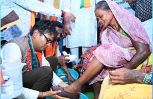 ओ.पी. चौधरी ने 1 करोड़ से अधिक की लागत से विकास कार्यों का किया शिलान्यास