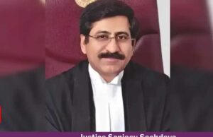 जस्टिस संजीव सचदेवा बने MP हाईकोर्ट के नए मुख्य न्यायाधीश,अब संभालेंगे HC की कमान