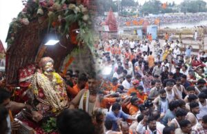बाबा महाकाल की दूसरी सवारी निकली शाही अंदाज़ में, हाथी पर विराजे मनमहेश, रजत पालकी में चंद्रमौलेश्वर
