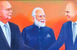 चित्रकार राज सैनी ने प्रधानमंत्री नरेन्द्र मोदी पर 200 फीट लंबी पेंटिंग बनाकर रिकॉर्ड में दर्ज किया नाम