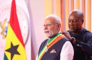घाना का राष्ट्रीय सम्मान पीएम मोदी को मिला , अब तक इतने देश कर चुके हैं सम्मानित