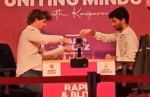 वर्ल्ड चैंपियन गुकेश ने दी नंबर-1 मैग्नस कार्लसन को मात, छठे दौर में हराया; ग्रैंड चेस टूर्नामेंट के छठे राउंड में दी मात