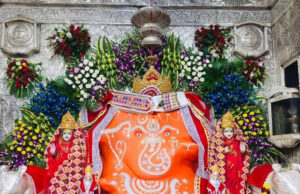इंदौर: खजराना गणेश मंदिर के गर्भगृह का जीर्णोद्धार शुरू, भगवान गणेश को पहनाया जाएगा स्वर्ण मुकुट
