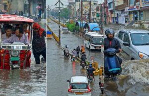 बारिश से तबाही, राजस्थान में बाढ़ और हादसे, 13 जिलों में सतर्कता
