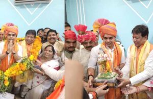 कार्तिकेयसिंह चौहान का विधायक कार्यालय पर विधायक गोपालसिंह इंजीनियर के नेतृत्व में किया भव्य स्वागत और सम्मान