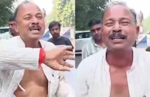 RJD नेता का आवास पर प्रदर्शन: रोने के साथ कुर्ता फाड़ा, लगाए बड़े आरोप