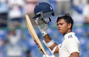 दिल्ली टेस्ट :जायसवाल दोहरे शतक से चूके, कप्तान गिल ने फिर दिखाया क्लास