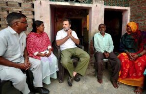 गले मिले, संवेदना जताई — हरिओम के परिवार से मुलाकात के दौरान इमोशनल हुए राहुल गांधी