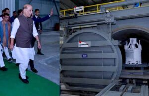 रक्षा मंत्री राजनाथ सिंह ने लखनऊ में निर्मित ब्रह्मोस मिसाइल की पहली खेप को दिखाई हरी झंडी