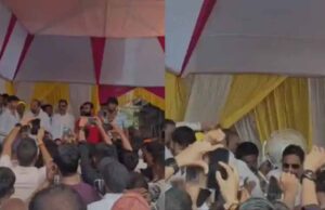 जनसभा में हादसा: अनंत सिंह के गिरने से मचा हड़कंप, मंच अचानक ध्वस्त