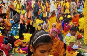 मैहर में भव्य आयोजन: 5000 श्रद्धालु पहुंचे, मां शारदा धाम में सामूहिक भंडारे और मुर्ति विसर्जन