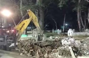 अवैध निर्माण पर बड़ी कार्रवाई: संभल में मदरसा-मैरिज पैलेस ध्वस्त, सुरक्षा बल तैनात