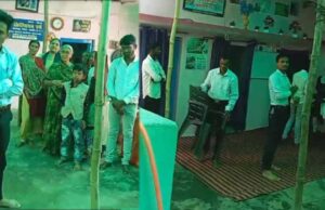 प्रार्थना सभा में अवैध धर्मांतरण का आरोप: बजरंग दल के पहुंचते ही हंगामा, दो लोग पकड़े गए