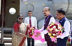 राष्ट्रपति मुर्मु का अंबिकापुर में आत्मीय स्वागत