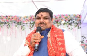 मंत्री गजेन्द्र यादव ने किया शीतला माता मंदिर में नए विकास कार्यों का शुभारंभ
