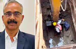 भोपाल :2 महीने से जमी समस्या दूर: इंजीनियर त्रिवेदी ने गड्ढे में उतरकर 400 परिवारों की मुश्किलें हल कीं