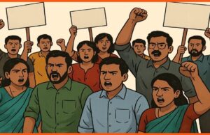दैनिक वेतन भोगी कर्मचारियों को हटाने पर बैतूल में संविदा कर्मचारियों का जोरदार विरोध