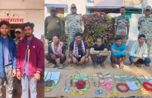 सुरक्षा बलों की बड़ी कामयाबी: विस्फोटक सामग्री संग 7 नक्सली धराए