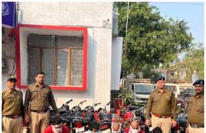 मध्यप्रदेश पुलिस द्वारा अंतरराज्यीय वाहन चोरी के प्रकरणों में व्यापक कार्रवाई