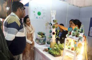 राष्ट्रीय बाल वैज्ञानिक प्रदर्शनी में बच्चों द्वारा तैयार किये गये मॉडल बने आकर्षण का केन्द्र