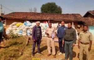 धान तस्करी पर कसा शिकंजा, बॉर्डर एरिया से 1370 क्विंटल धान बरामद