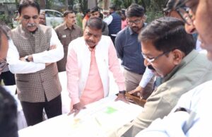 नंदनवन-नंदन पक्षी विहार पहुंचे वन मंत्री, संरक्षण कार्यों की समीक्षा की