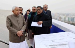 निर्माणाधीन विश्वविद्यालय भवनों का CM नीतीश ने किया निरीक्षण, गुणवत्ता व समयसीमा पर दिया जोर