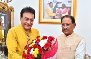 मुख्यमंत्री विष्णुदेव साय के साथ नीतिश भारद्वाज की सौजन्य मुलाकात, कई मुद्दों पर हुई चर्चा