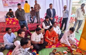 शहर विकास की मजबूत नींव: उद्योग मंत्री लखनलाल देवांगन और महापौर संजूदेवी राजपूत ने किया भूमिपूजन