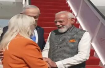 पीएम मोदी के इजरायल आगमन पर गूंजा राष्ट्रगान, नेतन्याहू ने किया शानदार वेलकम