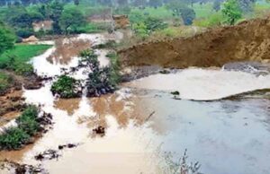जबलपुर में बरगी बांध से नहर फूटने से 6 गांवों और खेतों में जलभराव, हालात बिगड़े