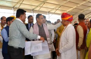 प्रधानमंत्री मोदी की अजमेर में जनसभा को लेकर सीएम ने किया निरीक्षण