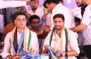 विनोद जाखड़ ने सचिन पायलट की मौजूदगी में NSUI के नए कप्तान की थामी ज़िम्मेदारी