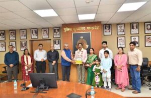 पुलिस मुख्यालय परिवार द्वारा चार सेवानिवृत्त कर्मचारियों को भावभीनी विदाई