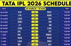 IPL 2026: RCB और SRH के बीच बेंगलुरु में होगा पहला मैच, शेड्यूल में हैं ये रोमांचक मुकाबले