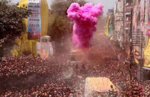 रंगों से सराबोर होगा इंदौर: लाखों लोगों की मौजूदगी में 4 किमी लंबा रंगोत्सव, आसमान से बरसेंगे फूल