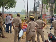 भाकियू का हंगामा: हापुड़ कूच के दौरान टोल प्लाजा पर टकराव, पुलिस पर हमला