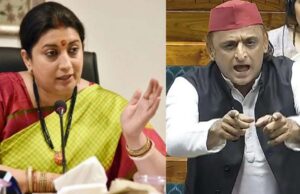 स्मृति ईरानी का अखिलेश यादव पर जवाब: ‘गोरखपुर से चुनाव लड़कर दिखाएं दम’