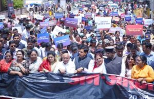 BJP का बड़ा प्रदर्शन, महिला आरक्षण पर सड़क पर उतरी पार्टी; CM ने विपक्ष को नारी अपमान याद दिलाया