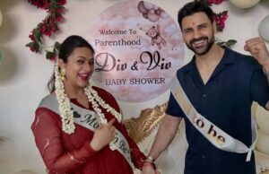 दिव्यांका त्रिपाठी की बेबी बंप के साथ मस्ती, पति ने रोमांटिक अंदाज में किया स्वागत
