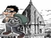 भक्तों की मेहनत से मिली शनिदेव की मूर्ति, अंगूरी बाग से पुलिस ने की बरामदगी