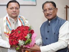 मुख्यमंत्री विष्णुदेव साय ने मध्यप्रदेश के मुख्यमंत्री डॉ. मोहन यादव एवं उत्तराखंड के मुख्यमंत्री पुष्कर सिंह धामी का किया आत्मीय स्वागत