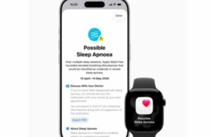 ऐपल ने लॉन्च किया स्लीप एपनिया नोटिफिकेशन फीचर: अब Apple Watch से मिलेगी नींद की बीमारी की जानकारी