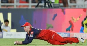 वॉशिंगटन सुंदर के दमदार पचासे से गुजरात टाइटंस 156 रन तक पहुंची, RCB को मिला चुनौतीपूर्ण लक्ष्य