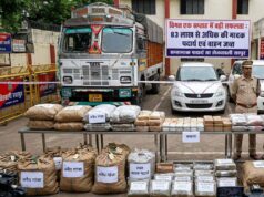 विगत् एक सप्ताह में 83 लाख रूपये से अधिक कीमत के मादक पदार्थ सहित वाहन जब्त